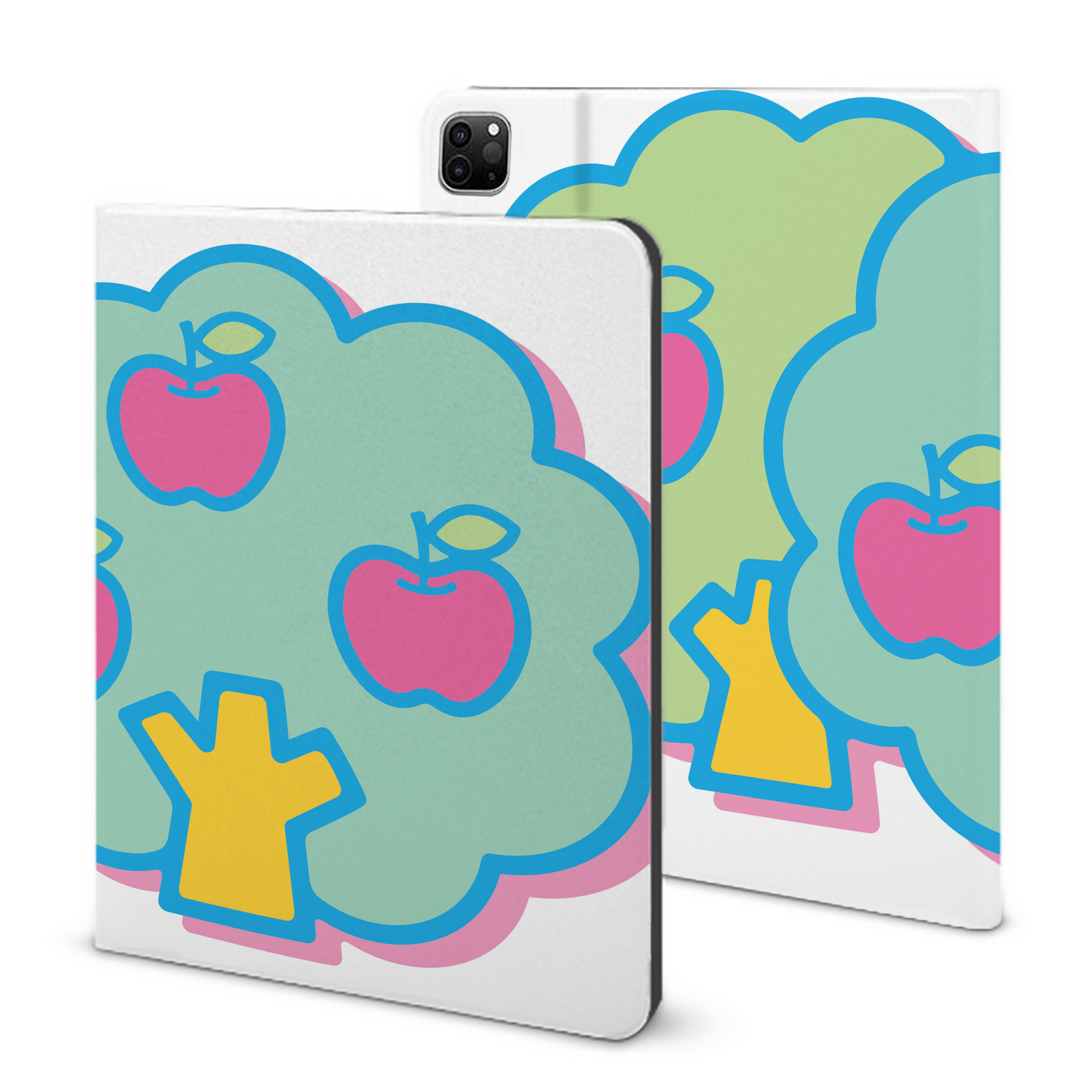 （画像用） Hello Kitty ハローキティ IPad ケース ブック型 PUレザー TPU 耐衝撃 軽量 薄型 ペン収納なし 全面保護 IPad 各モデル対応